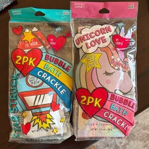 Bubble Bath Crackle 2-Pack - Star Struck & Unicorn Love